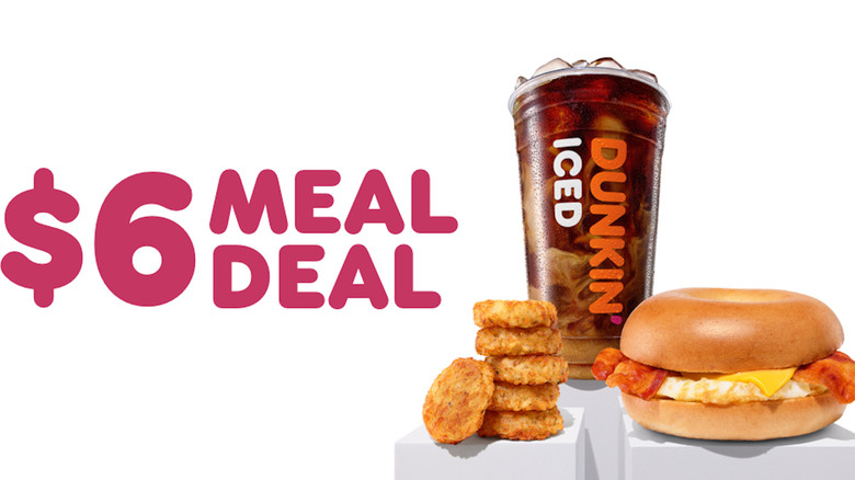 Dunkin' $6 Meal Deal infographic