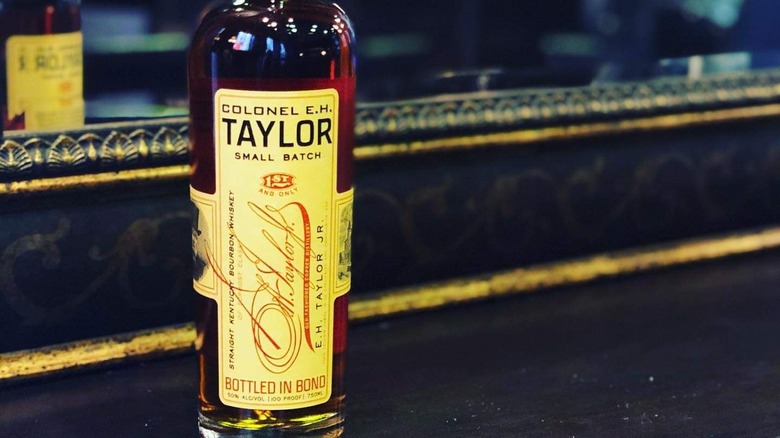 Bottle of Small Batch bourbon