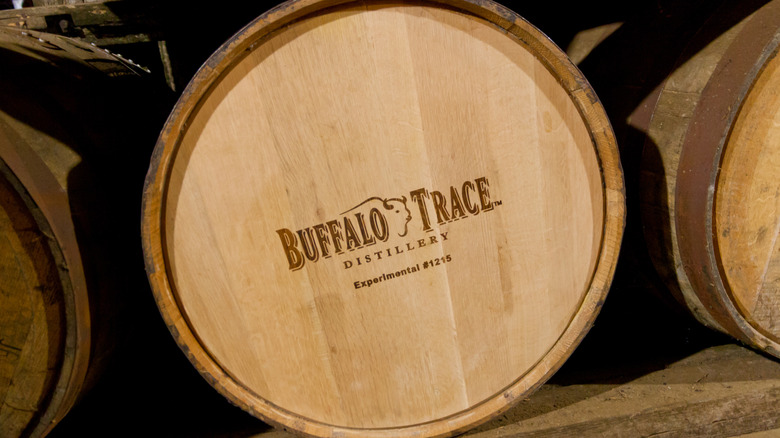 Barrels in Buffalo Trace distillery