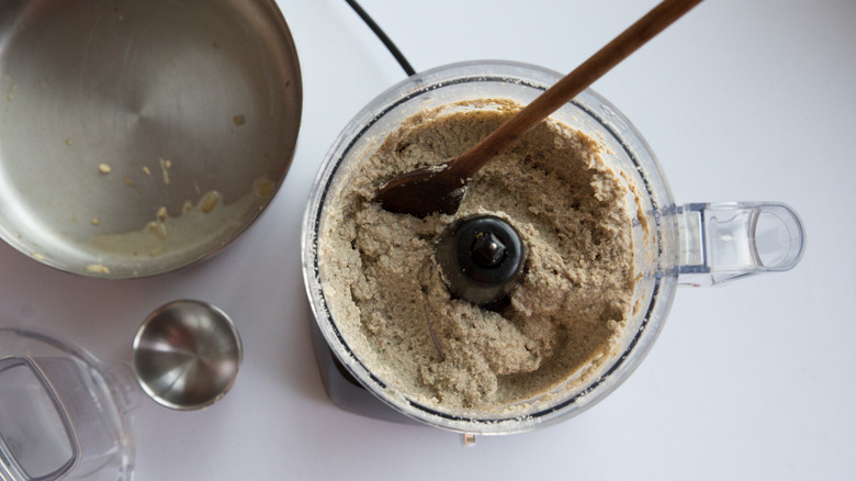 mushroom pate in food processor 