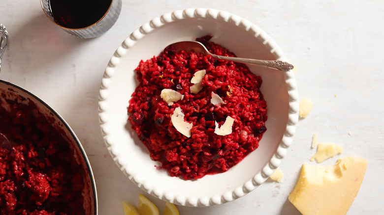 beet risotto