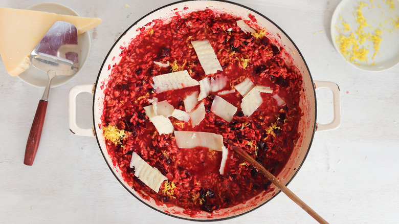 beet risotto