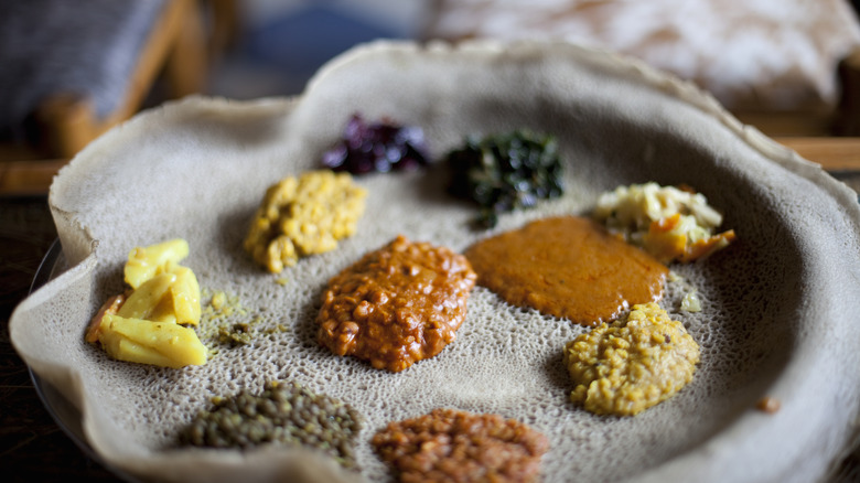 Ethiopian Beyainatu meal