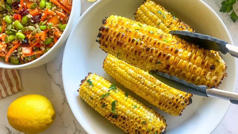 Easy Grilled Corn on the Cob and Garlic Butter