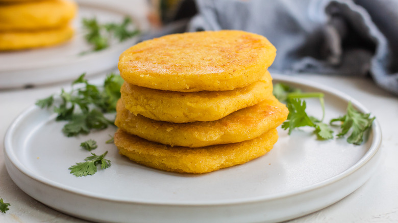 stack of arepas 