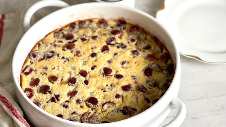 Cherry clafoutis