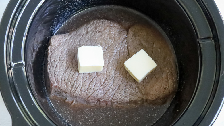 London broil in crock pot