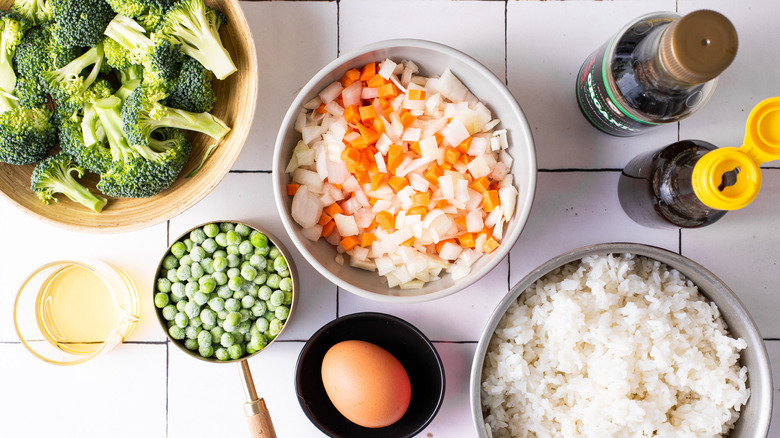 fried rice ingredients