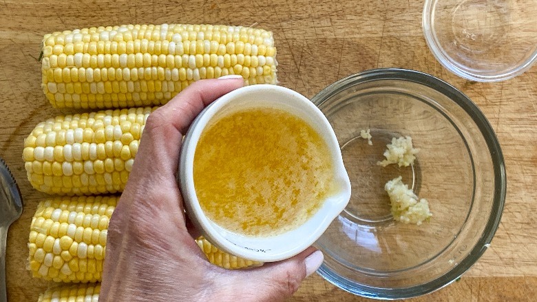 corn and butter mixture