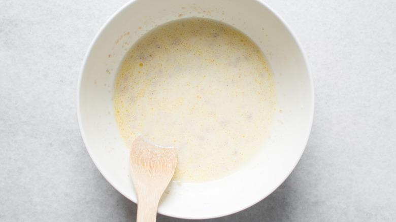 activated yeast in bowl