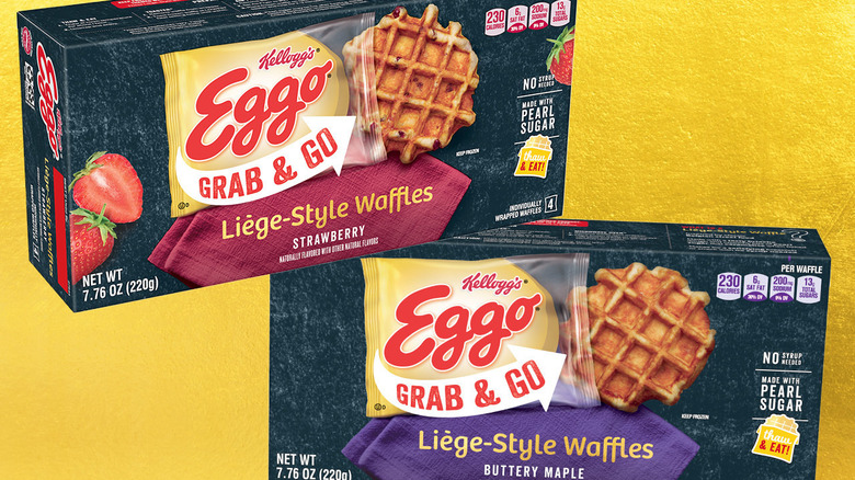 Eggo Grab & Go Liege-style Waffles