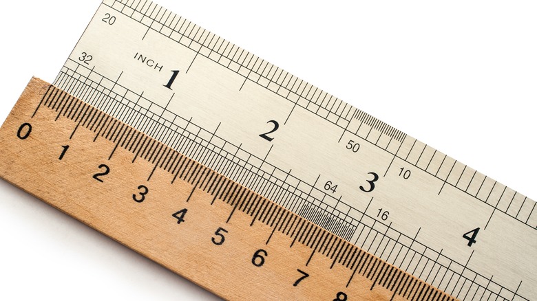 Wooden ruler kitchen tools