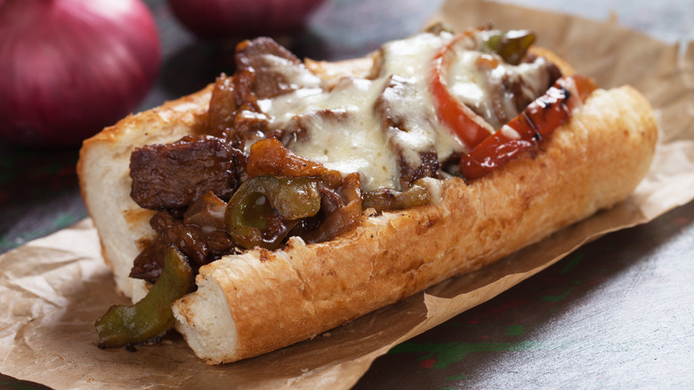 philly cheesesteak with bulgogi