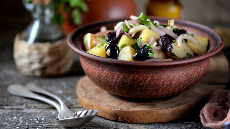 potato salad with olives