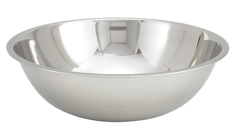 Winco stainless steel mixing bowl