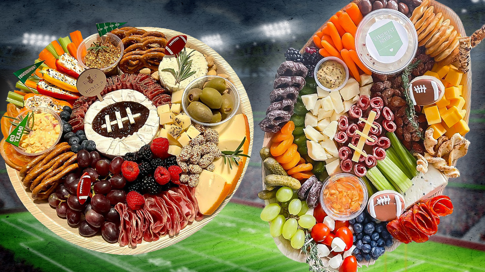 Elevate Your Super Bowl Party With A Football Themed Charcuterie Board