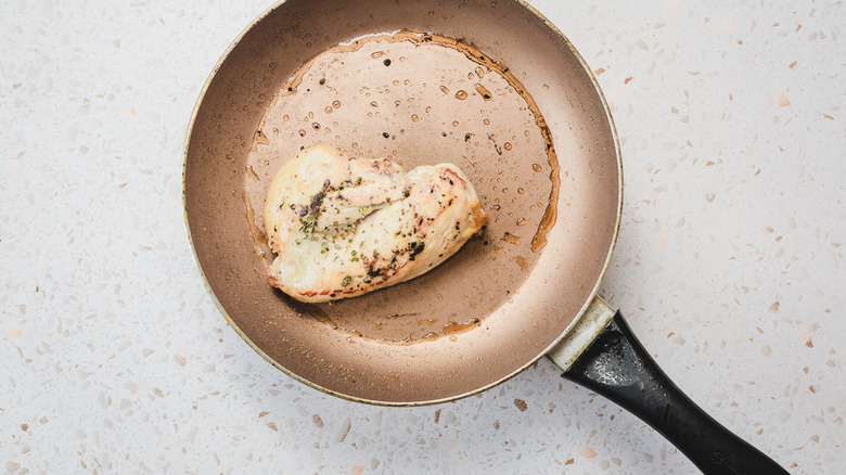Chicken in pan