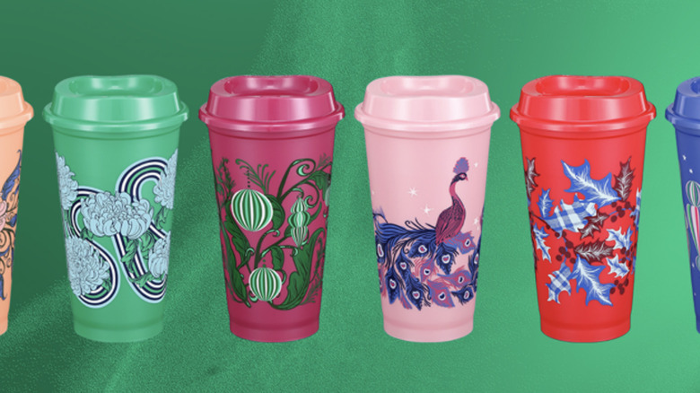 Starbucks' color changing pearl hot cups