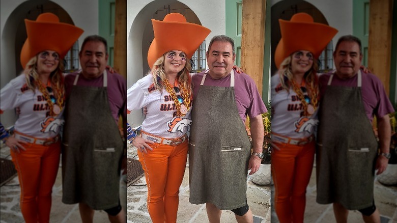 Emeril Lagasse and Broncos fan