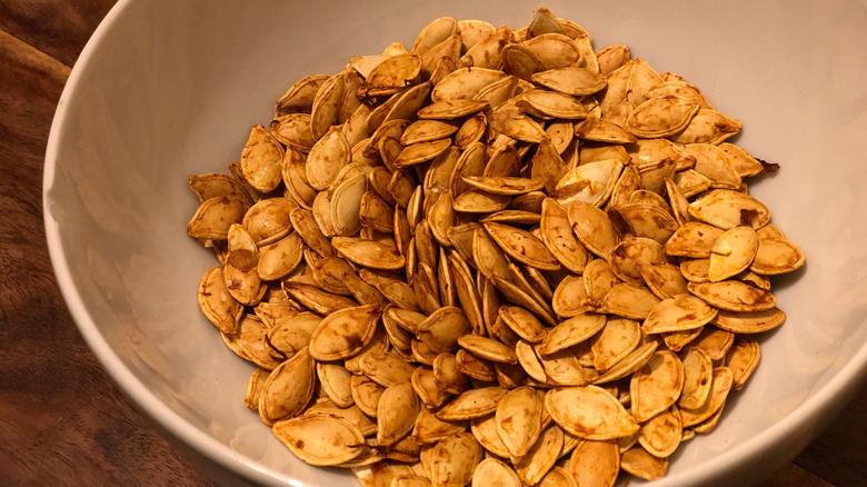 roasted pumpkin seeds