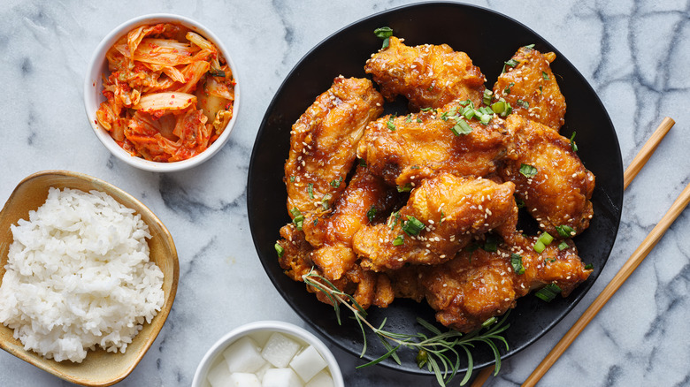 Korean fried chicken