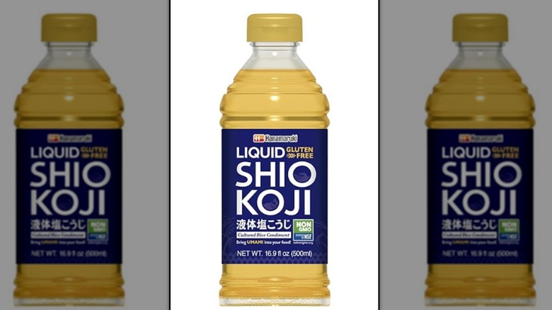 Bottle of Hanamaruki Liquid Ekitai Shio Koji