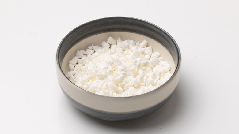 crumbled meringue in a bowl