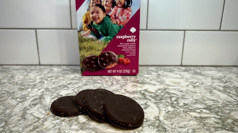 Raspberry Rally Girl Scout cookies