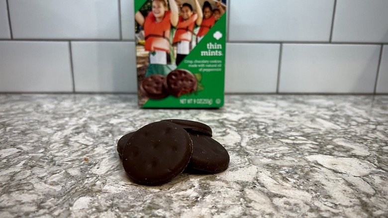 Thin Mints Girl Scout cookies