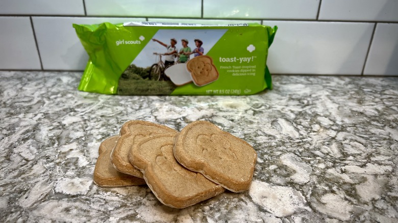 Toast-Yay Girl Scout cookies