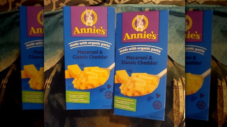 Annie's Classic Cheddar boxes