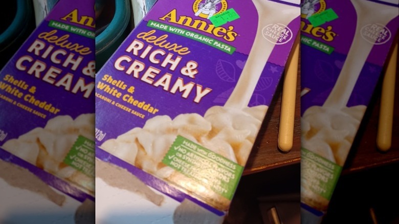 Annie's mac and cheese box