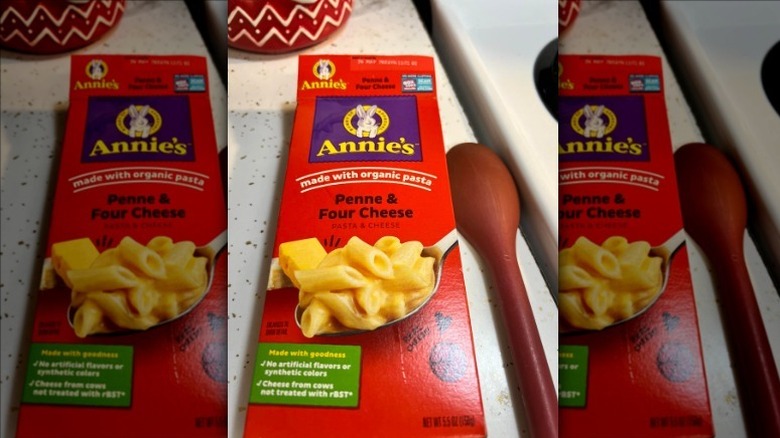 Annie's mac and cheese box