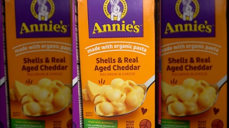 Annie's mac and cheese box