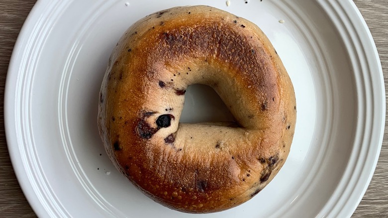 Blueberry Bruegger's Bagel