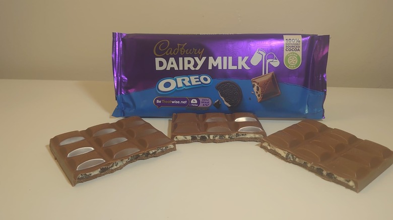 Dairy Milk Oreo in pieces