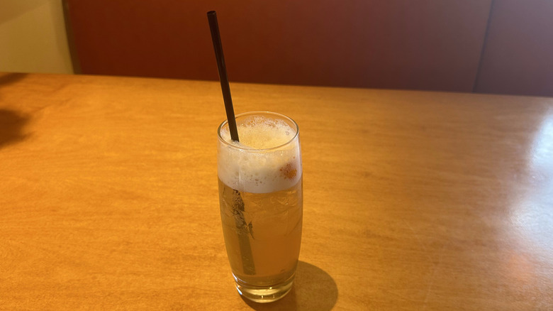 Amaretto Sour on table at Olive Garden