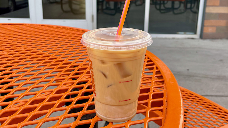 Butter Pecan Swirl iced coffee