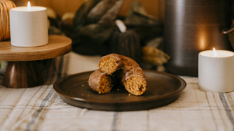 Dunkin' Pumpkin Glazed Donut