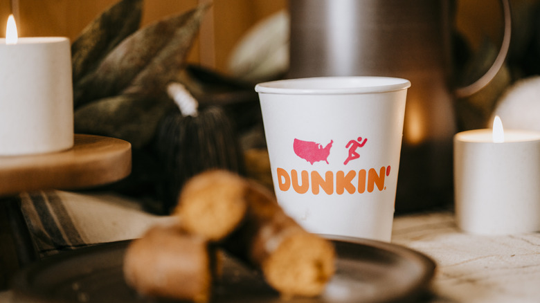 Hot Dunkin' cup