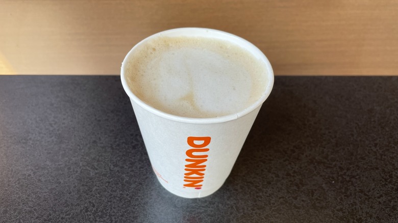 Hot Pumpkin Spice Latte from Dunkin' Donuts