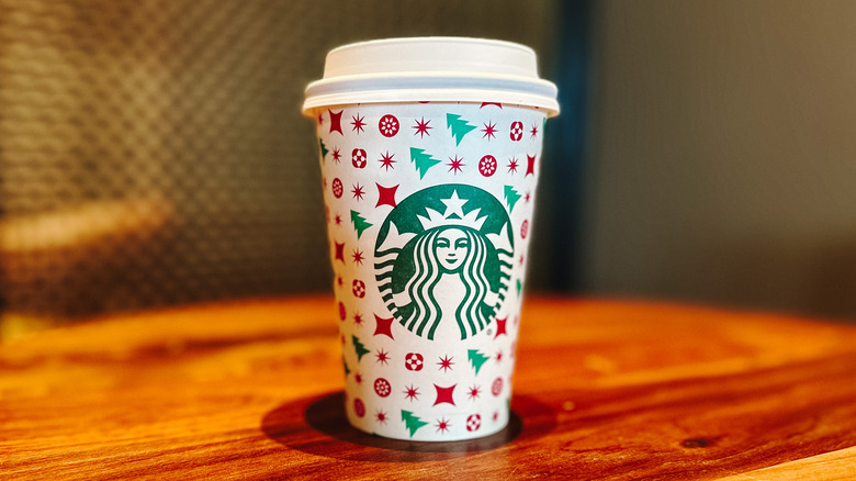 Starbucks Peppermint Mocha drink