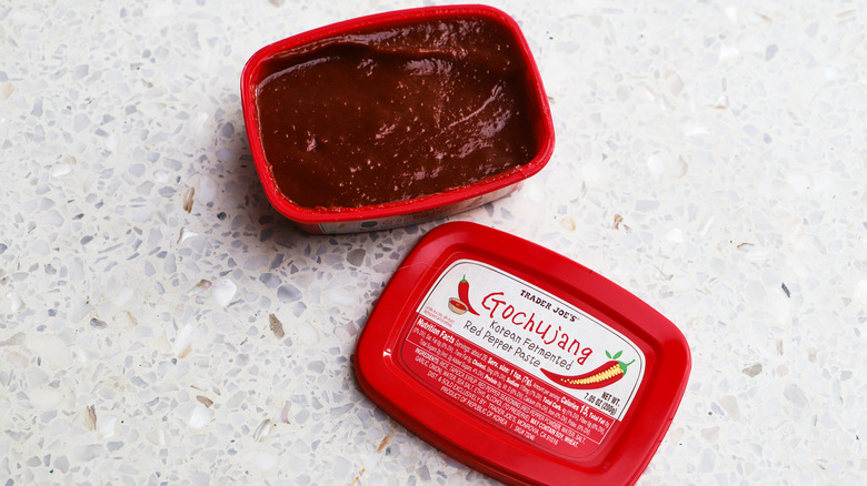 Small tub of gochujang 