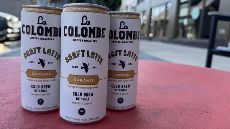 La Colombe caramel draft latte