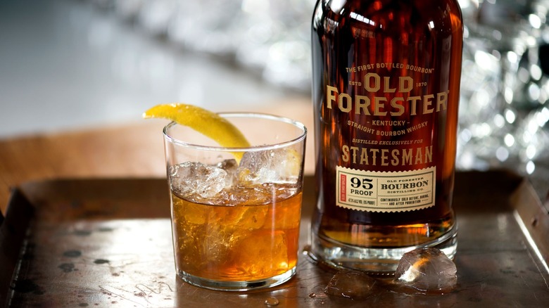 Bottle of Old Forester Statesman