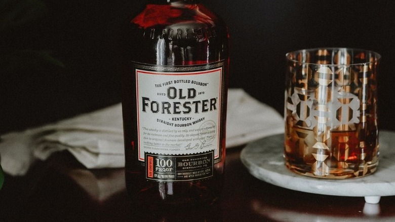 Old Forester 100 Proof bottle