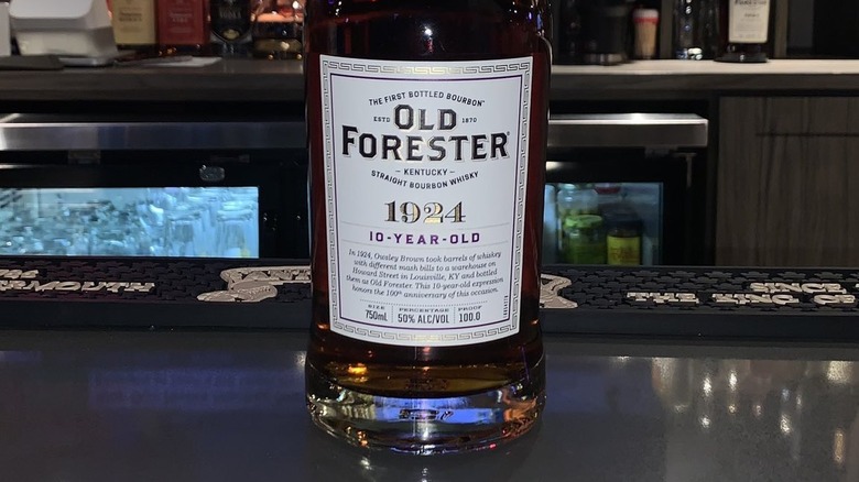 Bottle of Old Forester 1924