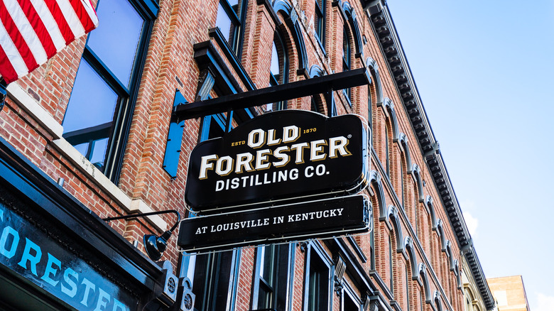 Old Forester sign