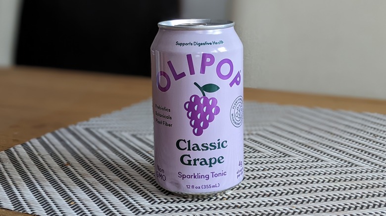 Olipop Classic Grape can
