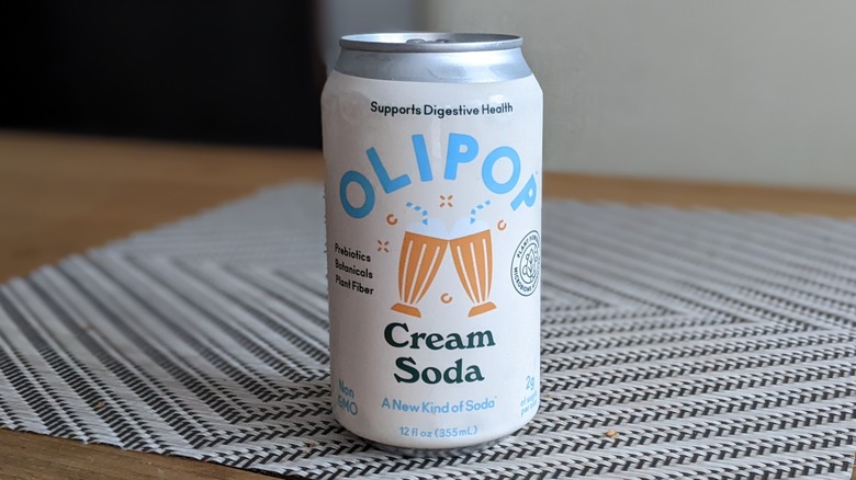 Olipop Cream Soda can